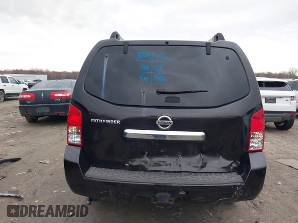 2011 Nissan Pathfinder Silver with VIN 5N1AR1NB1BC631248, listed as a IAAI auction lot 41921956 with 165,360 mi miles. Bid and sale history available at carsss.com. Image 16.
