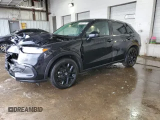 2024 Honda HR-V Sport with VIN 3CZRZ1H50RM744818, listed as a Copart auction lot 44922175 with 13,723 mi miles and Salvage Title. Bid and sale history available at carsss.com. Image 1.