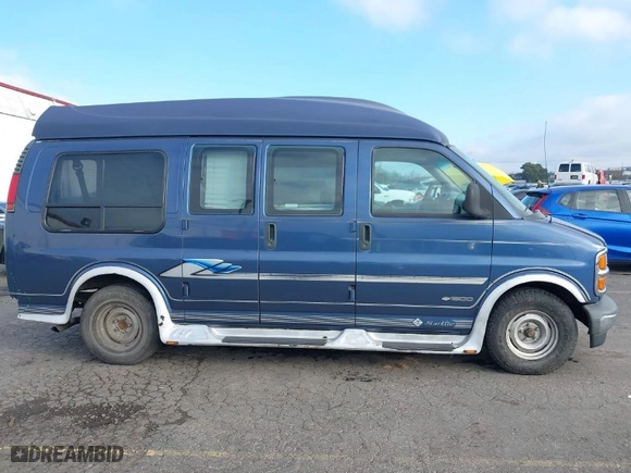 1997 Chevrolet Chevy Cargo Van with VIN 1GBFG15R2V1086016, listed as a IAAI auction lot 41378486 with NaN miles. Bid and sale history available at carsss.com. Image 14.