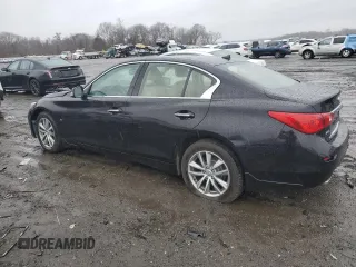 2015 Infiniti Q50 with VIN JN1BV7AR6FM403615, listed as a Copart auction lot 49626385 with 155,423 mi miles and Clean Title. Bid and sale history available at carsss.com. Image 2.
