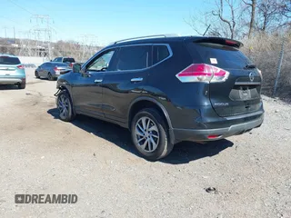 2014 Nissan Rogue SV with VIN 5N1AT2MV2EC823933, listed as a IAAI auction lot 41904128 with 86,731 mi miles. Bid and sale history available at carsss.com. Image 3.
