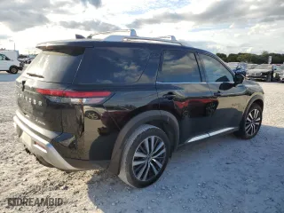 2022 Nissan Pathfinder Platinum with VIN 5N1DR3DGXNC272556, listed as a Copart auction lot 47342445 with 28,329 mi miles and Salvage Title. Bid and sale history available at carsss.com. Image 3.