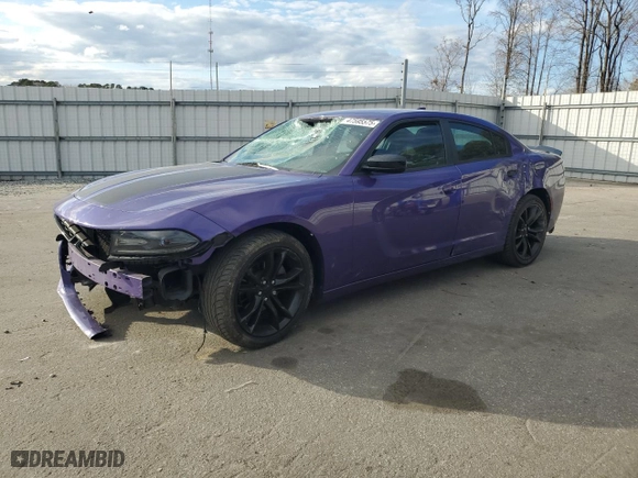2016 Dodge Charger SXT with VIN 2C3CDXHG7GH163539, listed as a Copart auction lot 47595575 with 60,243 mi miles and Salvage Title. Bid and sale history available at carsss.com. Image 1.