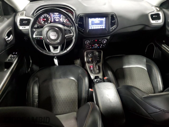 2017 Jeep Compass Latitude with VIN 3C4NJDBBXHT692968, listed as a Copart auction lot 57858445 with 145,838 mi miles and Salvage title. Bid and sale history available at DreamBid. Image 8.