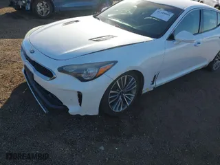 2019 Kia Stinger with VIN KNAE15LAXK6065844, listed as a IAAI auction lot 41349805 with 119,562 mi miles. Bid and sale history available at carsss.com. Image 6.