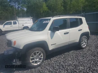 2020 Jeep Renegade Sport z VIN ZACNJBAB8LPL72924, wystawiony jako Copart lot #59729075 z przebiegiem 153 257 mil mil oraz Szkoda całkowita • Salvage title. Historia ofert i sprzedaży dostępna na DreamBid. Obrazek 1.