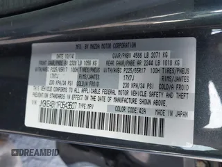 2015 Mazda CX-5 Sport with VIN JM3KE4BY1F0543507, listed as a IAAI auction lot 41530491 with 127,995 mi miles. Bid and sale history available at carsss.com. Image 9.