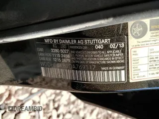2013 Mercedes-Benz E 350 Luxury with VIN WDDHF5KB2DA769117, listed as a Copart auction lot 52420955 with 99,530 mi miles and Salvage Title. Bid and sale history available at DreamBid. Image 14.