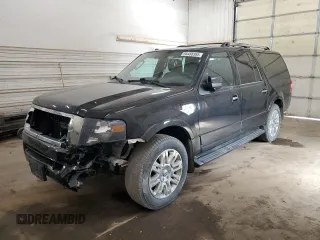 2013 Ford Expedition Max Limited with VIN 1FMJK2A57DEF59604, listed as a Copart auction lot 56488355 with 216,768 mi miles and Salvage title. Bid and sale history available at DreamBid. Image 1.