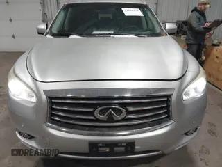 2013 Infiniti JX35 with VIN 5N1AL0MMXDC344217, listed as a IAAI auction lot 41608279 with 106,015 mi miles and . Bid and sale history available at DreamBid. Image 12.