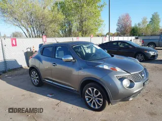 2012 Nissan Juke SL with VIN JN8AF5MV1CT120256, listed as a IAAI auction lot 41991028 with 132,315 mi miles. Bid and sale history available at carsss.com. Image 1.