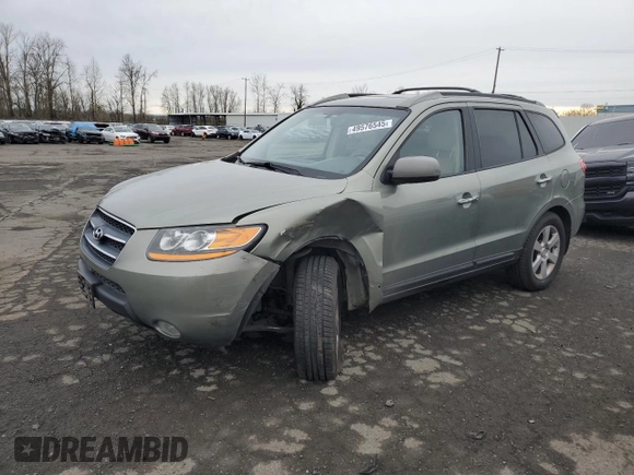 2009 Hyundai Santa Fe SE with VIN 5NMSH73E19H307952, listed as a Copart auction lot 49576545 with 150,664 mi miles and Salvage title. Bid and sale history available at DreamBid. Image 1.