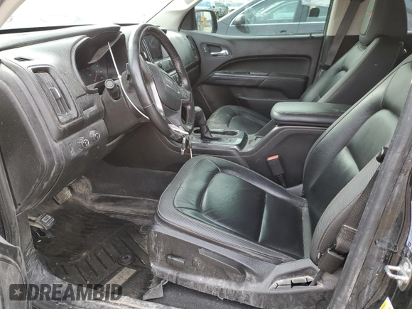 2021 GMC Canyon 4WD AT4 w/Leather with VIN 1GTG6FEN1M1236158, listed as a Copart auction lot 47553775 with 109,010 mi miles and Salvage Title. Bid and sale history available at carsss.com. Image 7.