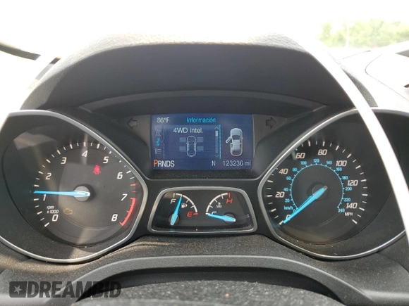 2014 Ford Escape SE с VIN 1FMCU9GX9EUD73493, выставлен на аукционе Copart как лот 60605385 с пробегом 123 236 миль миль и Списание • Salvage title. История ставок и продаж доступна на DreamBid. Изображение 9.
