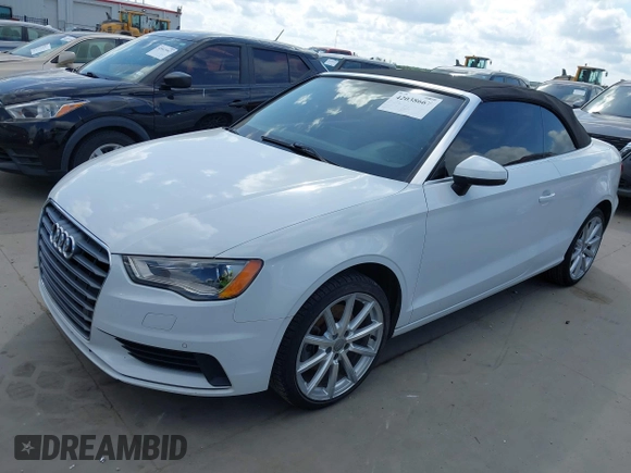 2015 Audi A3 1.8T Premium with VIN WAU6CLFF8F1121096, listed as a IAAI auction lot 42038667 with 178,994 mi miles. Bid and sale history available at carsss.com. Image 19.