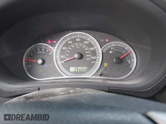 2009 Subaru Impreza Outback Special Sports with VIN JF1GH63659G815153, listed as a IAAI auction lot 42643028 with 233,244 mi miles and . Bid and sale history available at DreamBid. Image 7.