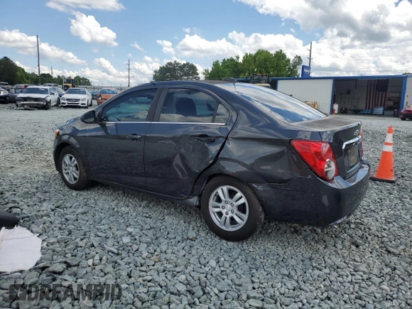 2016 Chevrolet Sonic LT with VIN 1G1JC5SH4G4119418, listed as a Copart auction lot 55809185 with 97,740 mi miles and Salvage title. Bid and sale history available at DreamBid. Image 2.