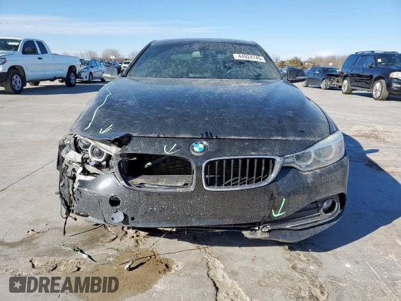 2016 BMW 4 Series 428i with VIN WBA3N7C56GK227400, listed as a Copart auction lot 44924745 with 96,598 mi miles and Salvage Title. Bid and sale history available at carsss.com. Image 5.