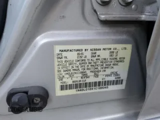2001 Nissan Altima GXE with VIN 1N4DL01DX1C189045, listed as a Copart auction lot 79434304 with 89,467 mi miles and Clean Title. Bid and sale history available at carsss.com. Image 12.