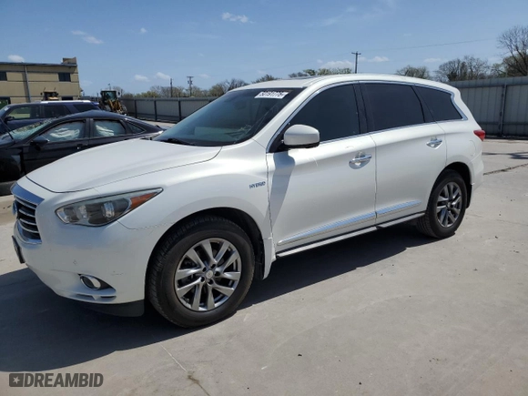 2014 Infiniti QX60 Hybrid with VIN 5N1CL0MN5EC522456, listed as a Copart auction lot 50191775 with NaN miles and Clean Title. Bid and sale history available at carsss.com. Image 1.