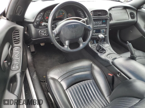 2001 Chevrolet Corvette with VIN 1G1YY22G515129589, listed as a Copart auction lot 46407385 with 31,993 mi miles and Salvage Title. Bid and sale history available at carsss.com. Image 8.