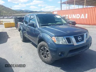 2014 Nissan Frontier SV with VIN 1N6AD0ERXEN763554, listed as a IAAI auction lot 41915170 with 109,756 mi miles and . Bid and sale history available at DreamBid. Image 1.