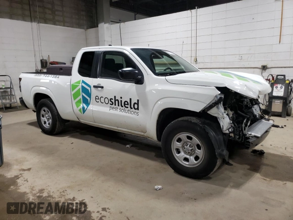 2024 Nissan Frontier S with VIN 1N6ED1CL1RN637143, listed as a Copart auction lot 51769655 with 16,397 mi miles and Salvage Title. Bid and sale history available at DreamBid. Image 4.