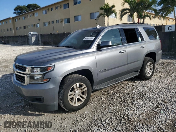 2020 Chevrolet Tahoe LS with VIN 1GNSCAKC4LR120582, listed as a Copart auction lot 45857205 with Not provided miles and Non repairable. Bid and sale history available at DreamBid. Image 1.