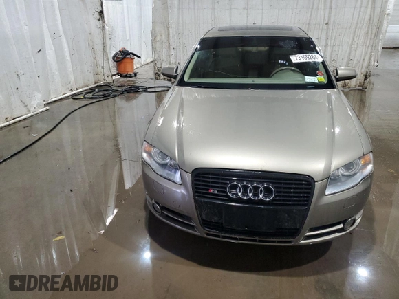 2006 Audi A4 2.0T with VIN WAUDF98E46A176649, listed as a Copart auction lot 73109264 with 0 mi miles and Salvage Title. Bid and sale history available at carsss.com. Image 5.