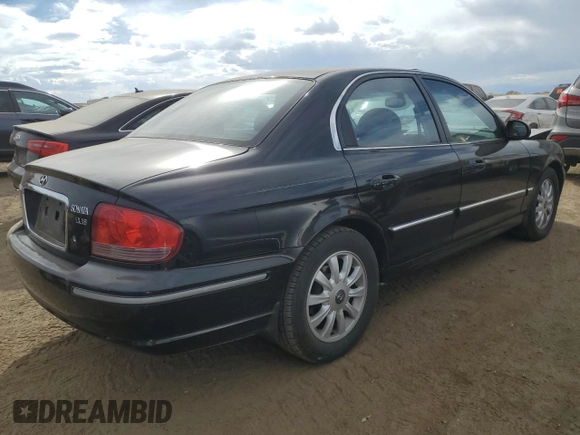 2003 Hyundai Sonata GLS with VIN KMHWF35H93A752394, listed as a Copart auction lot 76838254 with 124,234 mi miles and Salvage Title. Bid and sale history available at carsss.com. Image 3.