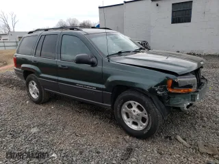 2001 Jeep Grand Cherokee Laredo with VIN 1J4GW48S01C550335, listed as a Copart auction lot 45685805 with 80,187 mi miles and Salvage Title. Bid and sale history available at carsss.com. Image 4.