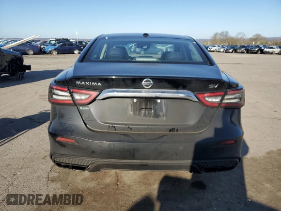 2021 Nissan Maxima SV with VIN 1N4AA6CV1MC506491, listed as a Copart auction lot 53665475 with 108,577 mi miles and Salvage Title. Bid and sale history available at DreamBid. Image 6.
