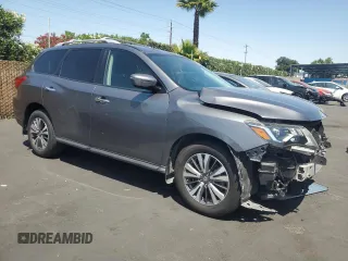 2017 Nissan Pathfinder Platinum z VIN 5N1DR2MN9HC610381, wystawiony jako Copart lot #60265265 z przebiegiem 137 901 mil mil oraz Szkoda całkowita • Salvage title. Historia ofert i sprzedaży dostępna na DreamBid. Obrazek 4.