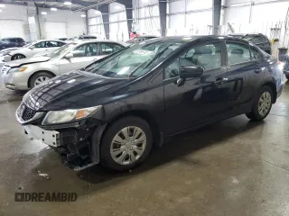 2014 Honda Civic LX z VIN 2HGFB2F57EH533339, wystawiony jako Copart lot #55769745 z przebiegiem 205 258 mil mil oraz Szkoda całkowita • Salvage title. Historia ofert i sprzedaży dostępna na DreamBid. Obrazek 1.