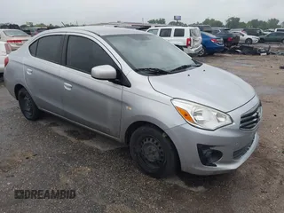 2017 Mitsubishi Mirage G4 ES with VIN ML32F3FJ7HHF07134, listed as a IAAI auction lot 42092586 with 216,893 mi miles. Bid and sale history available at carsss.com. Image 1.