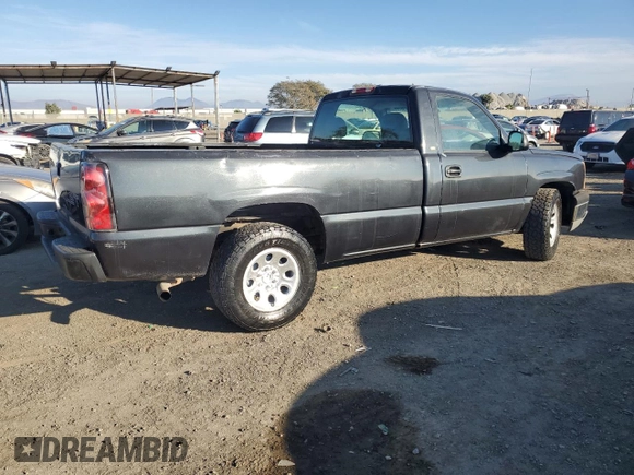 2005 Chevrolet Silverado 1500 LS with VIN 1GCEC14T45E264467, listed as a Copart auction lot 43875115 with 47,202 mi miles and Clean Title. Bid and sale history available at carsss.com. Image 3.