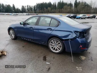 2023 BMW 3 Series 330e with VIN 3MW39FF07P8C85368, listed as a Copart auction lot 45738215 with 16,514 mi miles and Salvage Title. Bid and sale history available at carsss.com. Image 2.