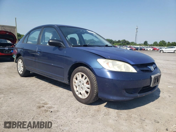 2004 Honda Civic LX with VIN 2HGES16694H612086, listed as a Copart auction lot 59520554 with 112,970 mi miles and Salvage Title. Bid and sale history available at DreamBid. Image 4.