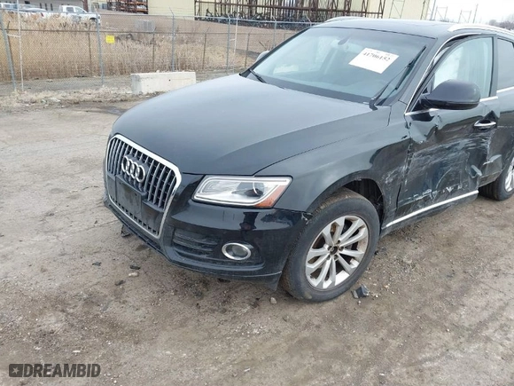 2016 Audi Q5 Premium with VIN WA1C2AFP6GA143308, listed as a IAAI auction lot 41706152 with 115,017 mi miles. Bid and sale history available at carsss.com. Image 2.