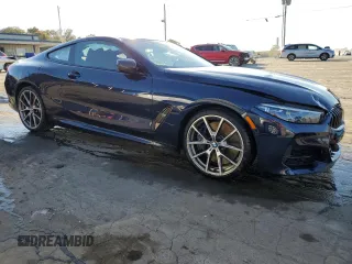 2019 BMW 8 Series M850i xDrive with VIN WBABC4C58KBU96541, listed as a Copart auction lot 75816644 with 24,078 mi miles and Salvage Title. Bid and sale history available at carsss.com. Image 4.
