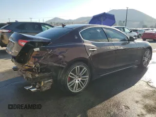 2018 Maserati Ghibli GranSport with VIN ZAM57XSSXJ1290876, listed as a Copart auction lot 73036224 with 50,344 mi miles and Clean Title. Bid and sale history available at carsss.com. Image 3.