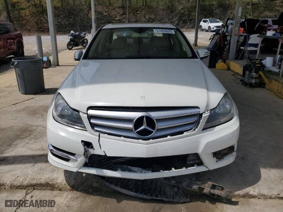 2012 Mercedes-Benz C-Class C 250 Sport with VIN WDDGF4HB5CR231413, listed as a Copart auction lot 51493025 with 117,493 mi miles and Salvage Title. Bid and sale history available at carsss.com. Image 5.
