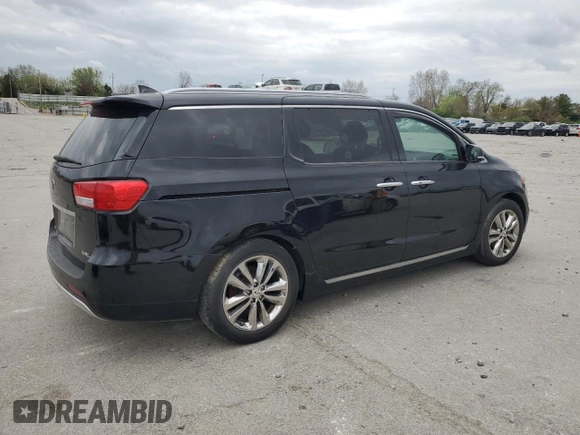 2018 Kia Sedona SX-L with VIN KNDME5C10J6375793, listed as a Copart auction lot 51363415 with 0 mi miles and Clean Title. Bid and sale history available at carsss.com. Image 3.