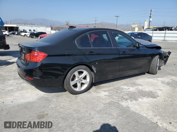2013 BMW 3 Series 328i with VIN WBA3C1C54DF435198, listed as a Copart auction lot 62025995 with 254,441 mi miles and Salvage title. Bid and sale history available at DreamBid. Image 3.