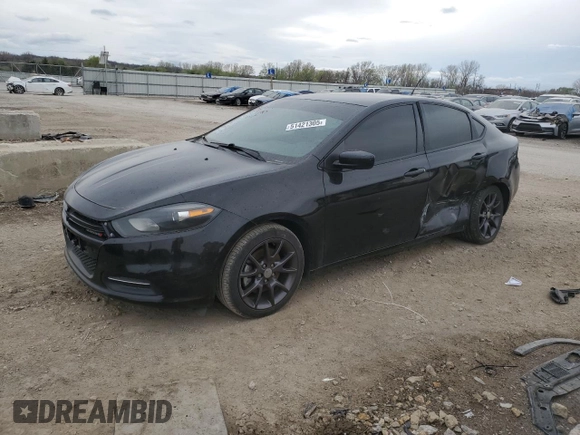 2016 Dodge Dart SE with VIN 1C3CDFAA7GD530355, listed as a Copart auction lot 51421305 with 116,519 mi miles and Salvage Title. Bid and sale history available at carsss.com. Image 1.