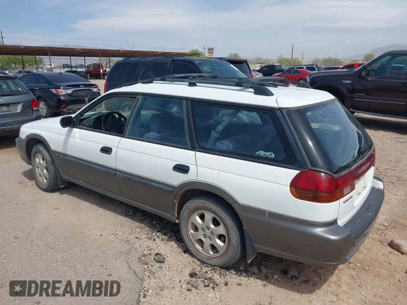1998 Subaru Legacy Outback с VIN 4S3BG6852W7628083, выставлен на аукционе IAAI как лот 41931480 с пробегом 237 035 миль миль и . История ставок и продаж доступна на DreamBid. Изображение 3.