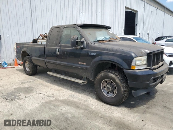2004 Ford F-250 XL with VIN 1FTNX21P74ED02144, listed as a Copart auction lot 63755135 with Not provided miles and Clean title. Bid and sale history available at DreamBid. Image 4.