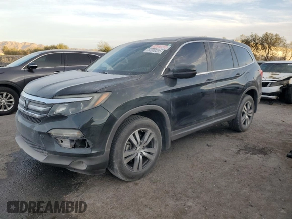 2016 Honda Pilot EX-L with VIN 5FNYF6H72GB106385, listed as a Copart auction lot 44000395 with 128,520 mi miles and Salvage Title. Bid and sale history available at carsss.com. Image 1.
