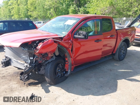 2024 Ford Ranger XLT with VIN 1FTER4HH3RLE33305, listed as a IAAI auction lot 42166700 with Not provided miles and . Bid and sale history available at DreamBid. Image 2.