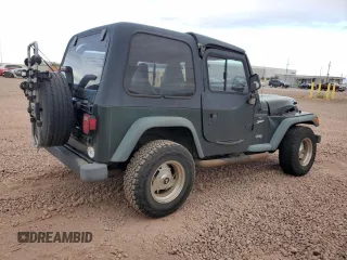 1997 Jeep Wrangler Sport with VIN 1J4FY19S6VP541852, listed as a Copart auction lot 48047235 with 163,501 mi miles and Salvage Title. Bid and sale history available at carsss.com. Image 3.